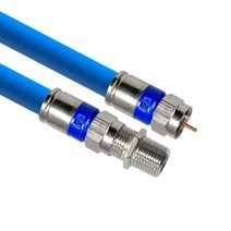 마하링크 국산 고급형 RF 안테나 블루 5C 연장 동축 수제작 케이블 10M, MLZ-RAB100(블루)
