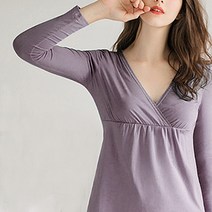 빈맘스 컬러풀 긴팔 임산부 수유 내의