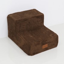 레드퍼피 반려동물 버블 펫스텝 커버 2단, 초코