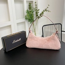 프롬헤븐 여성용 퍼라인 페이크퍼 숄더백 H769