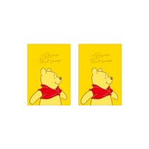 디즈니 푸 양장노트, 옐로우, 2개