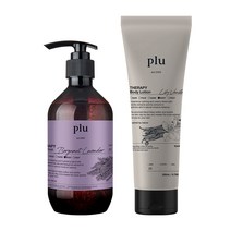 플루 테라피 바디워시 베르가못 라벤더 500g + 로션 릴리 바닐라 200ml, 1세트