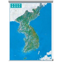 지도닷컴 우리위성지도 롤스크린 110 x 150 cm + 클립 2p + 피스 4p 세트, 1세트
