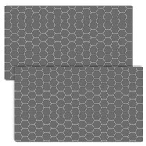 딩동펫 반려견 미끄럼 방지 매트 대 2p, 차콜헥사곤 + 차콜