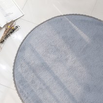 레이스 극세사 원형러그