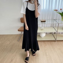 보리맘 뷔스티에 훌 롱 빅사이즈 임부 원피스 a584
