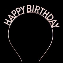마크툴 생일파티 주인공 헤어밴드, 로즈골드, 1개