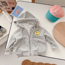 베베니즈 아동용 스마일프린팅 후드집업