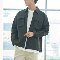디엘크리 남성용 코튼 포켓셔츠