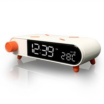 유엠투 LED 고속 무선 충전 탁상 알람시계 UMWH-AL10W, 화이트, 1개