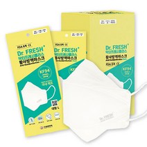 닥터프레시플러스 황사방역 마스크 대형 KF94, 30개, 1개입