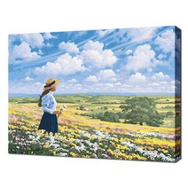 에코솔 셀프페인팅 에이번리 마을 언덕 앤의 사랑 28색 풍경화 명화 그리기 DIY 40 x 50 cm, 혼합색상