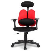 엔젤D 대요추헤더형 책상의자 메쉬, 레드