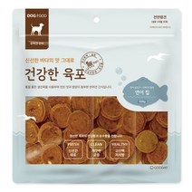 굿데이 건강한 육포 칩 강아지간식, 연어, 300g, 1개