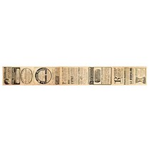 빈티지 마스킹 테이프 40mm x 8m, 뉴스페이퍼S, 1개