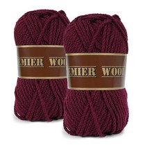 쎄비 프리미어 목도리실 2p, 2302 와인