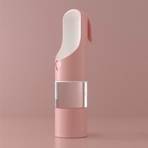 카르노 반려동물 래빗트윈 휴대용 물병, 핑크, 1개