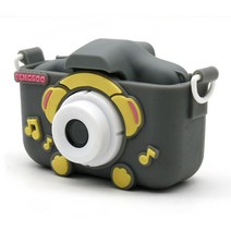 티에스엠텍홀딩스 펭수 카메라 그레이 + SD 메모리카드 16GB, 그레이(16GB SD카드 포함)