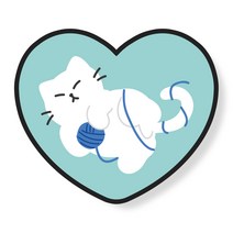 누아트 하트 스마트톡, 고양이털실, 1개