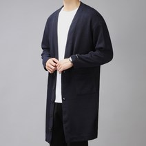 더맨쉽 남성용 오버핏 스타일 롱 가디건 DLTGT23009
