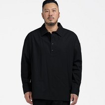 러기드하우스 남성용 바로크 반오픈 베이직 셔츠