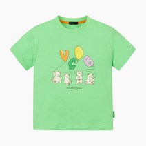 베네통키즈 여아용 베어벌룬티셔츠 QATS10231