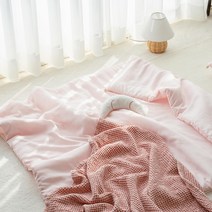 유트러스 유아동 간절기용 모달 이불, 베이비핑크