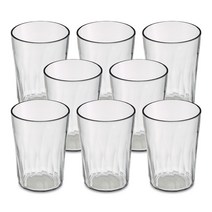 엔에프락 트라이탄 깨지지 않아 오래 쓰는 컵 트위스트 310ml, 그레이, 8개