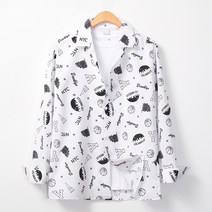 레이먼 남성용 오베 스타 프린팅 카라 셔츠