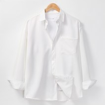 레이먼 남성용 글랜 오버핏 포켓 카라 셔츠