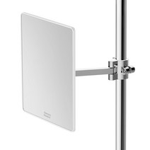 아메리칸스탠다드 레인샤워 파이프 + 슬라이드바 설치형 사각 면도경 FH1046, 1세트