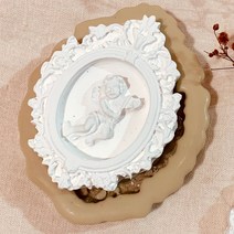 바이올린 엔젤 엔틱액자 실리콘몰드