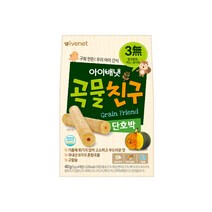 아이배냇 유아용 곡물친구 과자 단호박 5g x 8p, 6개, 단호박맛