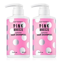 더프트앤도프트 퍼퓸드 샴푸 핑크브리즈, 500ml, 2개