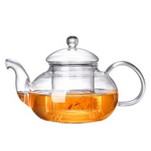인스리빙 직화 내열 유리 티포트 주전자, 600ml