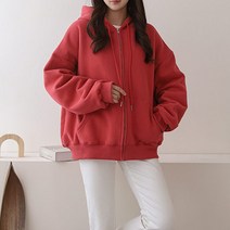 슈가펀 베리로 기모 후드 집업
