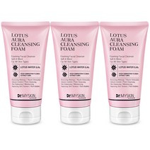 닥터마이스킨 로터스 아우라 클렌징 폼, 150ml, 3개