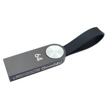굿포유 초슬림사이즈 USB2.0 메모리 메탈그레이 EG50, 64GB