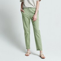 카이아크만 여성용 테이퍼드핏 컬러 팬츠