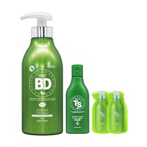 TS BD 샴푸 500g + 골드플러스 100g + 여행용파우치 2p, 1세트