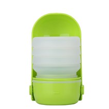 강아지 접이식 산책 물병, 그린, 1개