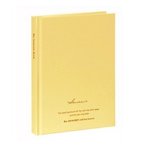 수베니어 B6 라인 줄 유선 하드커버 양장노트, 02 크림 버터, 1개