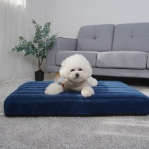 레드퍼피 반려동물 쿠쿠스 침대 쿠션, 네이비