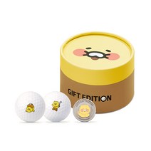 카카오프렌즈 골프 R3 춘식이 기프트에디션 3피스 4p, F 화이트, 4구
