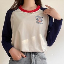 에스텔라 투톤 임산부 모유수유 가능 상의 긴팔 CHS145