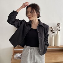 슈가펀 여성용 모이 소프트 모직 자켓