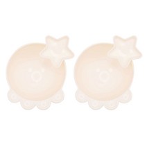 채널앤쥬 시리얼볼 + 종지 세트 문어, 베이지, 2세트