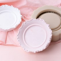 수제 둥근 앤틱트레이 타블렛 실리콘몰드