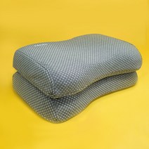 아지오텍스 라텍스 베개 땅콩형 2p, 그레이