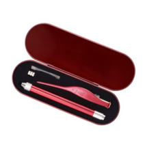 LED 귀이개 핀셋 세트 레드, 1세트